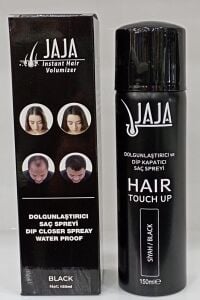 Jaja Saç Dolgunlaştırıcı ve Dip Kapatıcı Saç Spreyi Siyah 150 ml