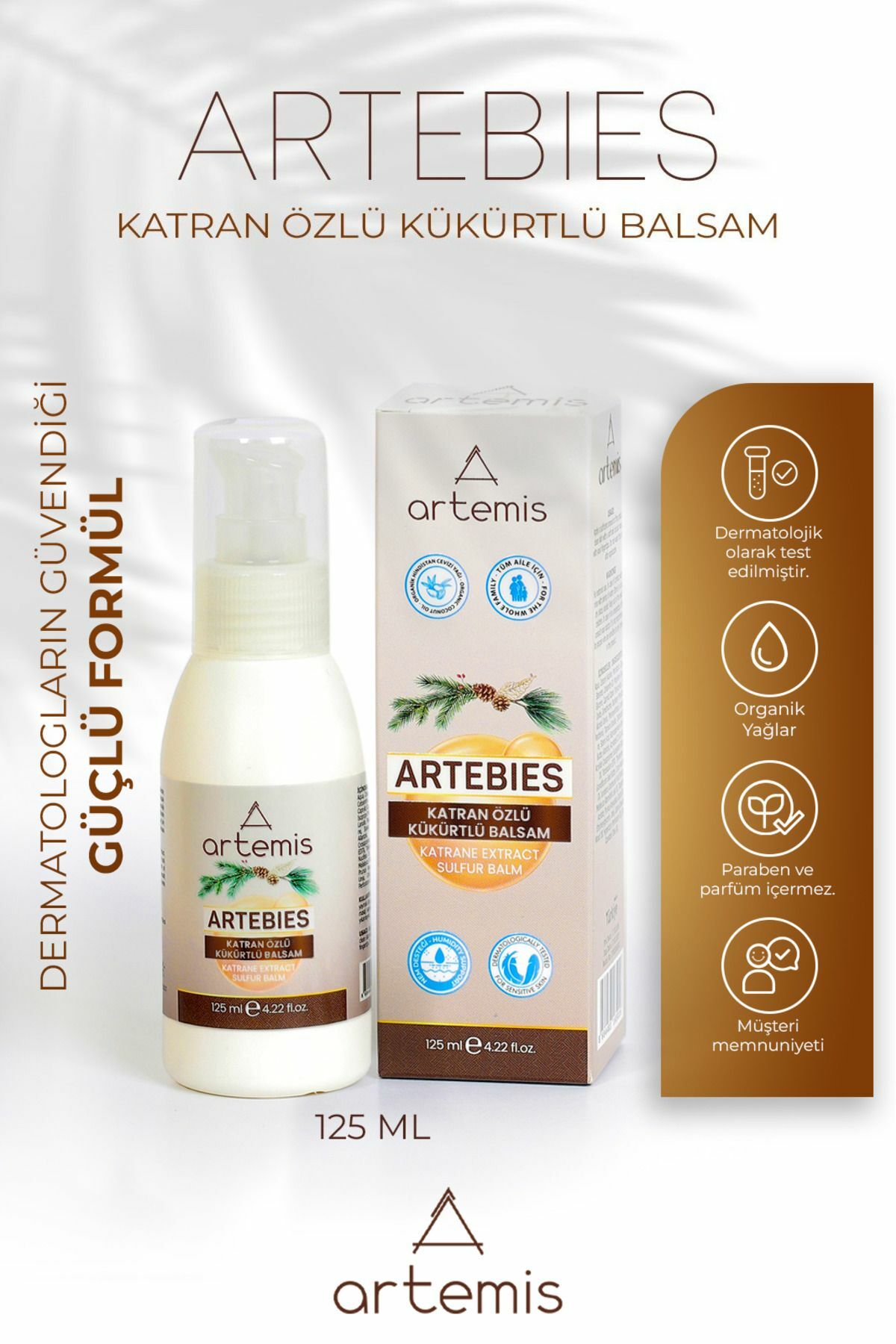 Artebies Katran Özlü Kükürtlü Balsam 125 ml