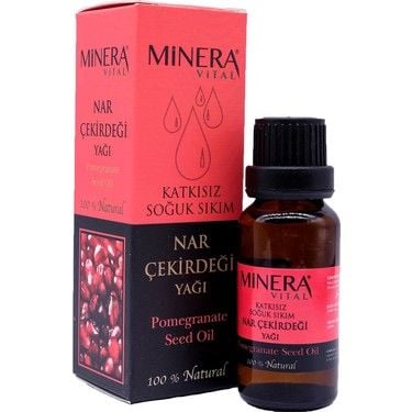 Minera Vital Saf Nar Çekirdeği Yağı 20 ml (Soğuk Pres)