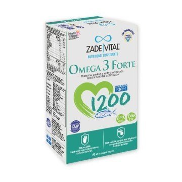 SKT:01/2023 Zade Vital Omega 3 Forte 40 Kapsül