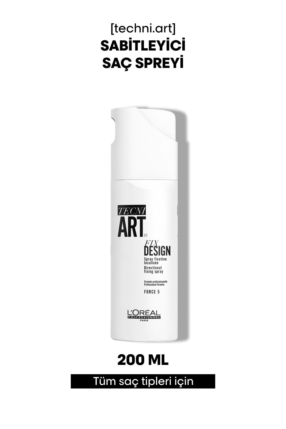 L'Oreal Professionel Techni Art Fix Design Sabitleyici Saç Spreyi 200 ml