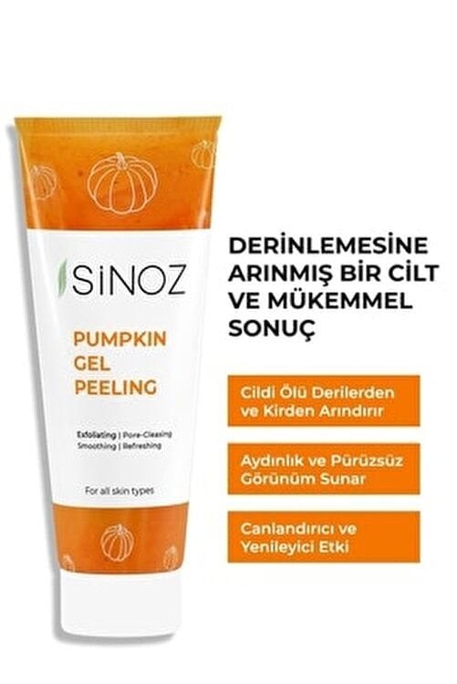 Sinoz Pumpkin Gel Peeling Balkabağı Özlü 100 ml