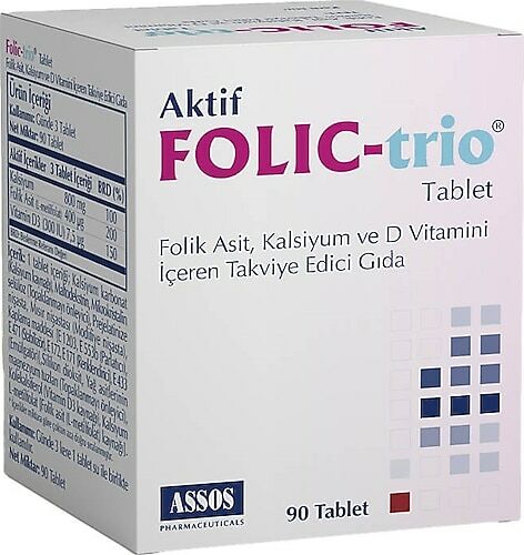 Folic Trio 90 Film Tablet
