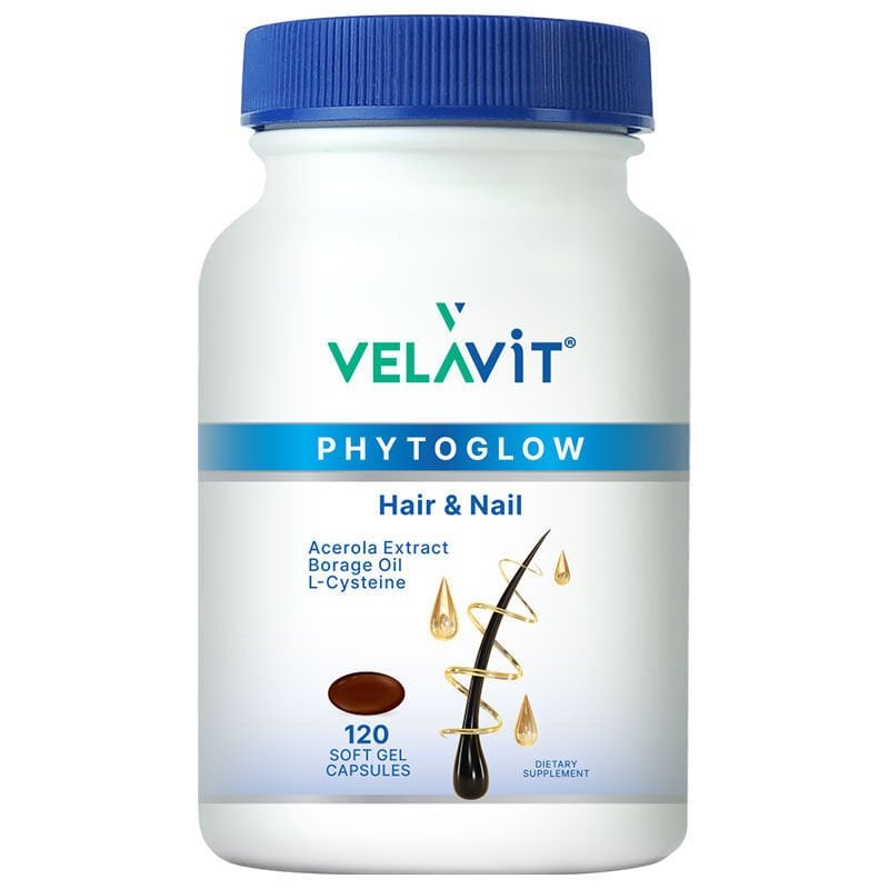 Velavit Phytoglow Hair & Nail 120 Soft Gel Capsules - 2'li Avantajlı Paket