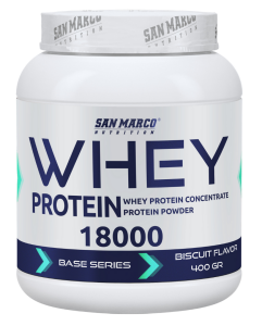 Sanmarco Nutrition Whey Protein Tozu Base Serisi Bisküvi Aromalı 400 gr