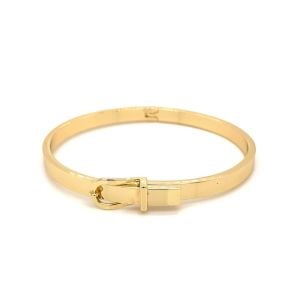 Kemer Detaylı Kelepçe Bileklik Gold