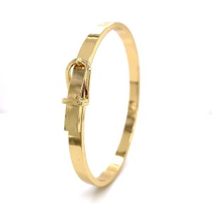 Kemer Detaylı Kelepçe Bileklik Gold