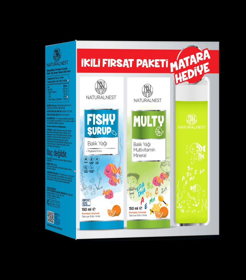 Naturalnest Fıshy Alana %25 Ind Matara Hedıye