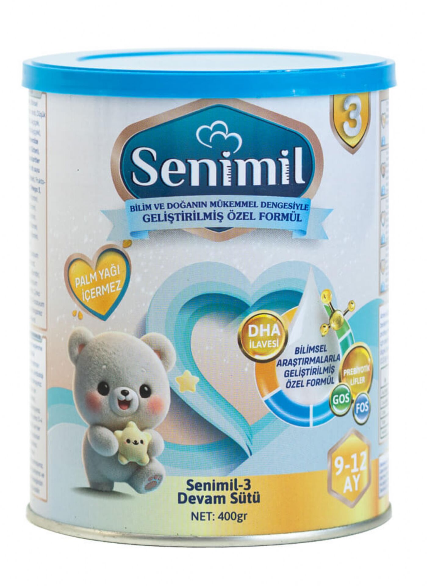 Senimil Devam Sütü Teneke Kutu 9-12 Ay 400 gr