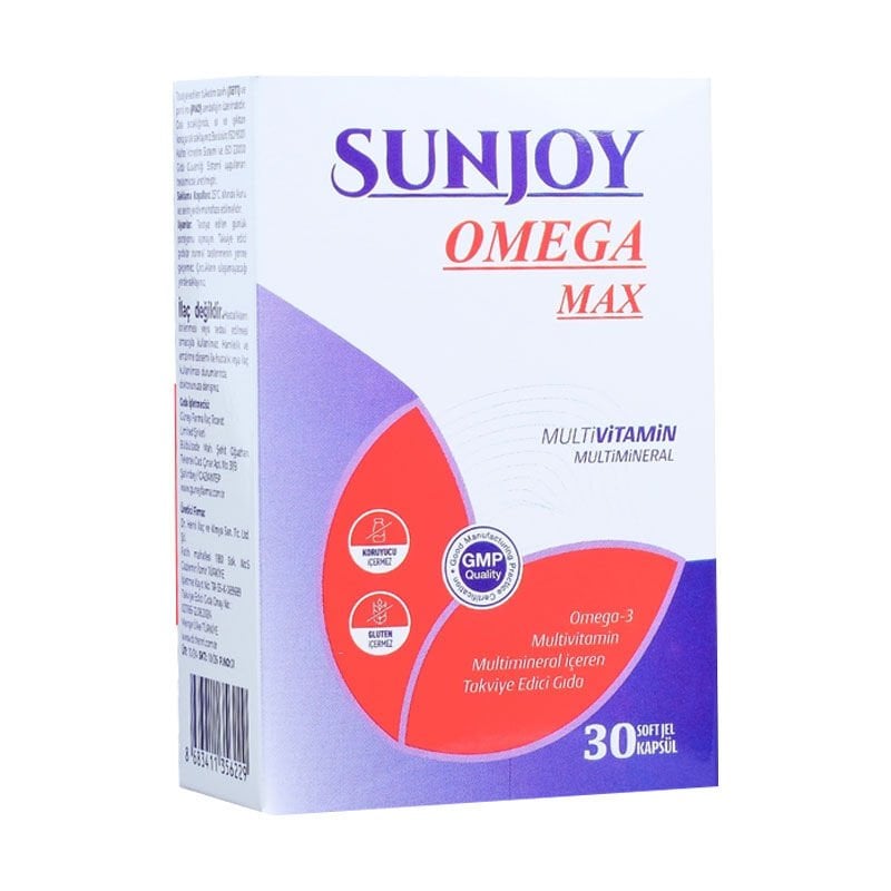 Sunjoy Omega Max Multivitamin 30 Kapsül