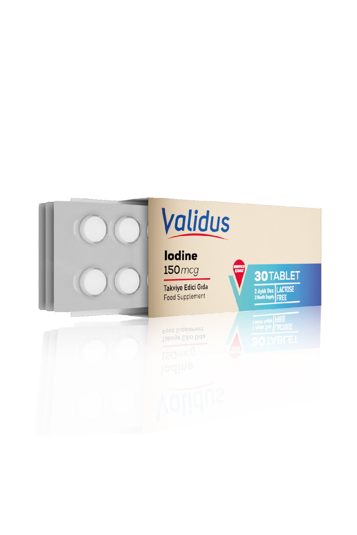 Validus Iodine 150 mcg 30 Blister Tablets