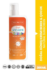Inklinatur Doğal Güneş Kremi SPF50 200 ml