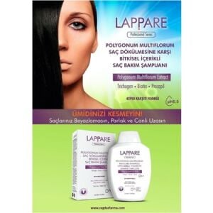 Lappare Polygonum Multiflorum Saç Dökülmesine Karşı Bitkisel İçerikli Saç Bakım Şampuanı 300 ml