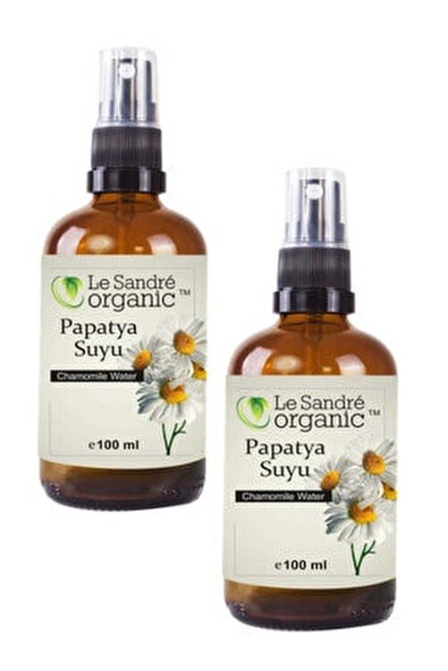 Le Sandre Organics Papatya Suyu Cam Şişe Sprey 100 ml + 100 ml - 2'li Set