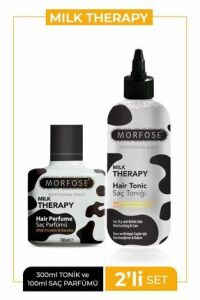 Morfose Milk Therapy Saç Parfümü 100 ml Kepek Karşıtı + Besleyici ve Parlatıcı Saç Toniği 300 ml