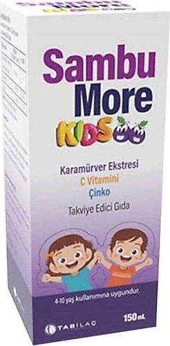 Sambumore Kids Şurup 150 ml - 1 Alana 1 Bedava
