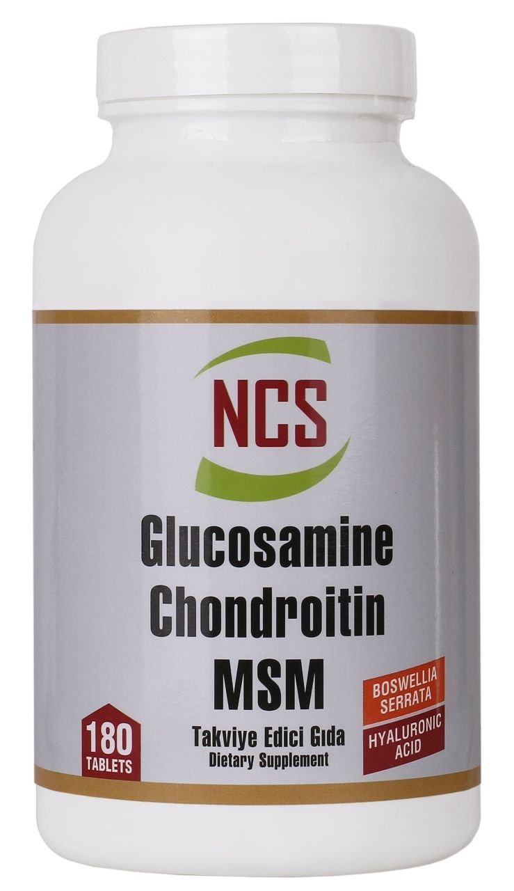 Ncs Glukozamin Chondroitin Msm Boswelia Serrata Hyaluronik Asit  180 Tablet