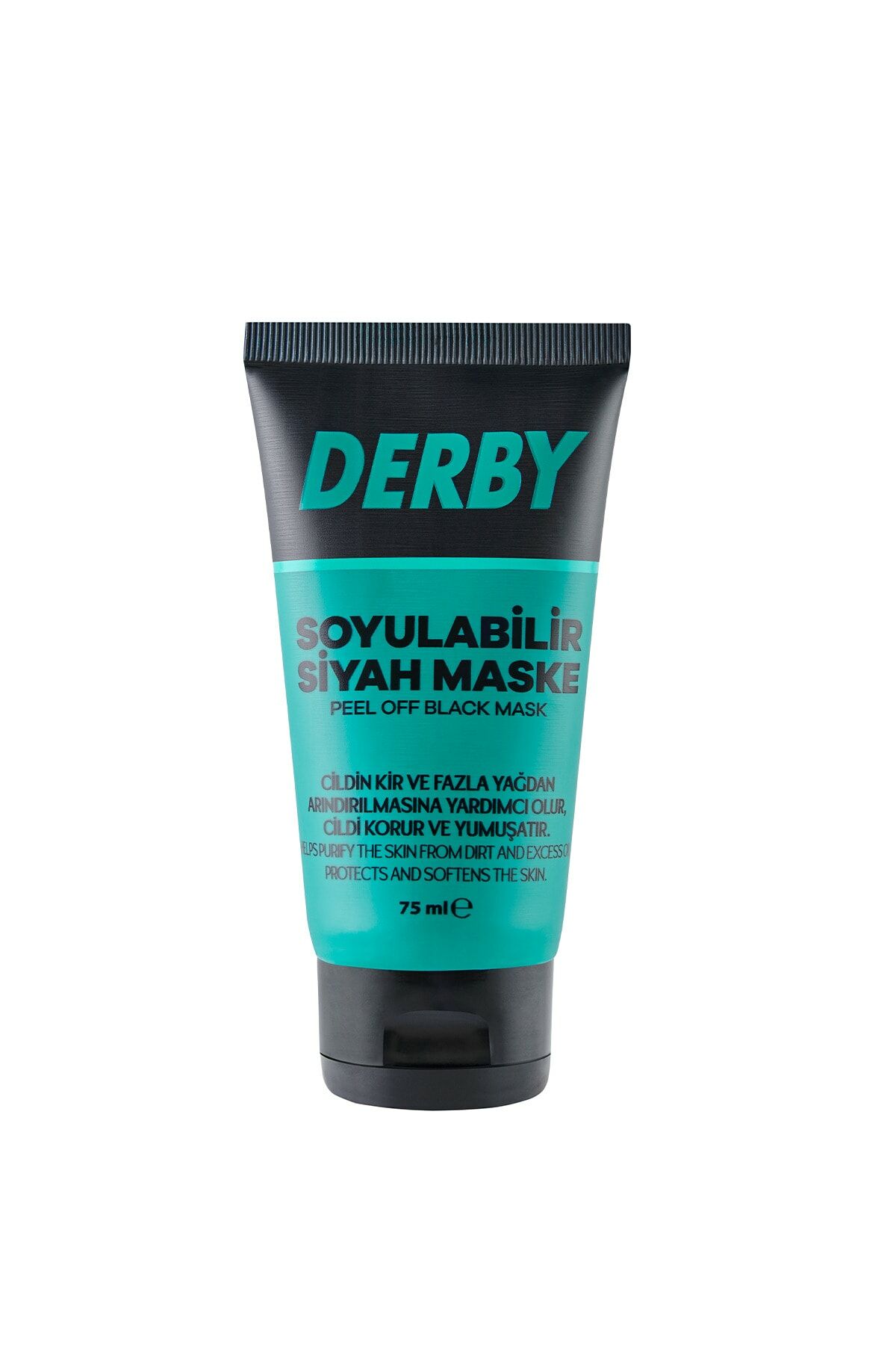 Derby Soyulabilir Siyah Maske 75 ml