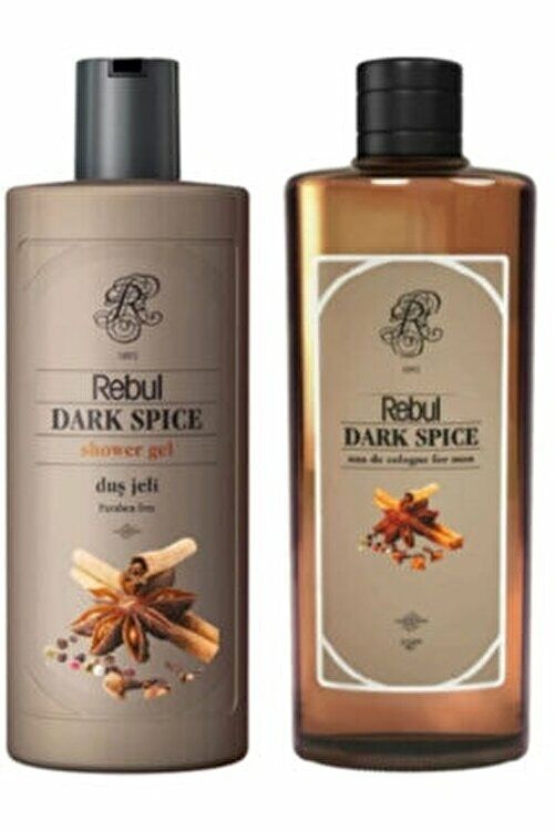 Rebul Dark Spice Duş Jeli 500 ml + Dark Spice Kolonya 270 ml
