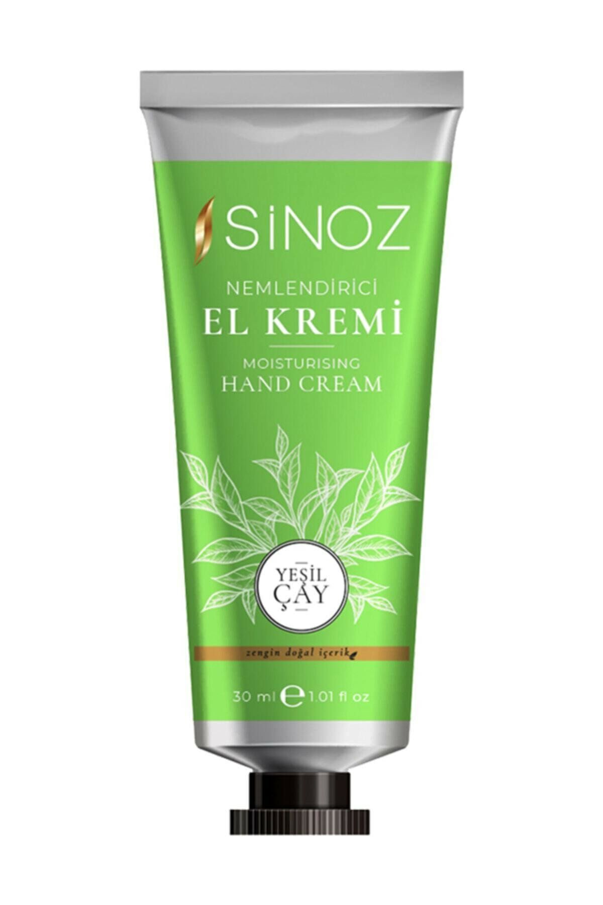 Sinoz Nemlendirici El Kremi Yeşil Çay 30 ml