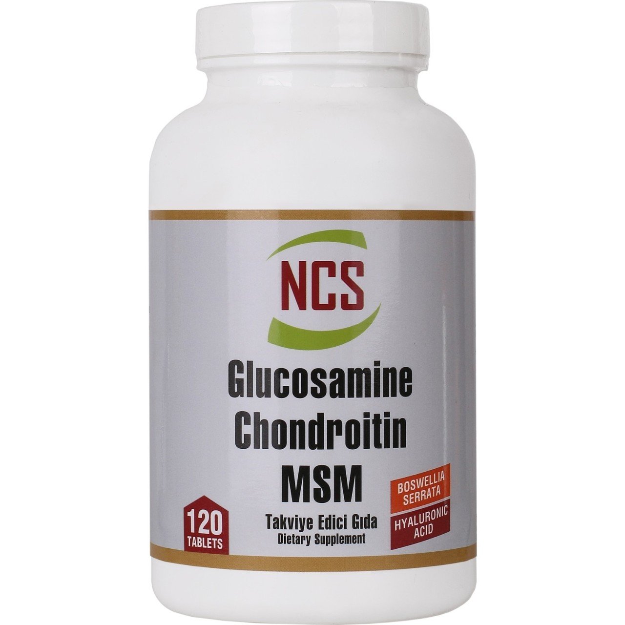 Ncs Glukozamin Chondroitin Msm Boswelia Serrata Hyaluronik Asit  120 Tablet