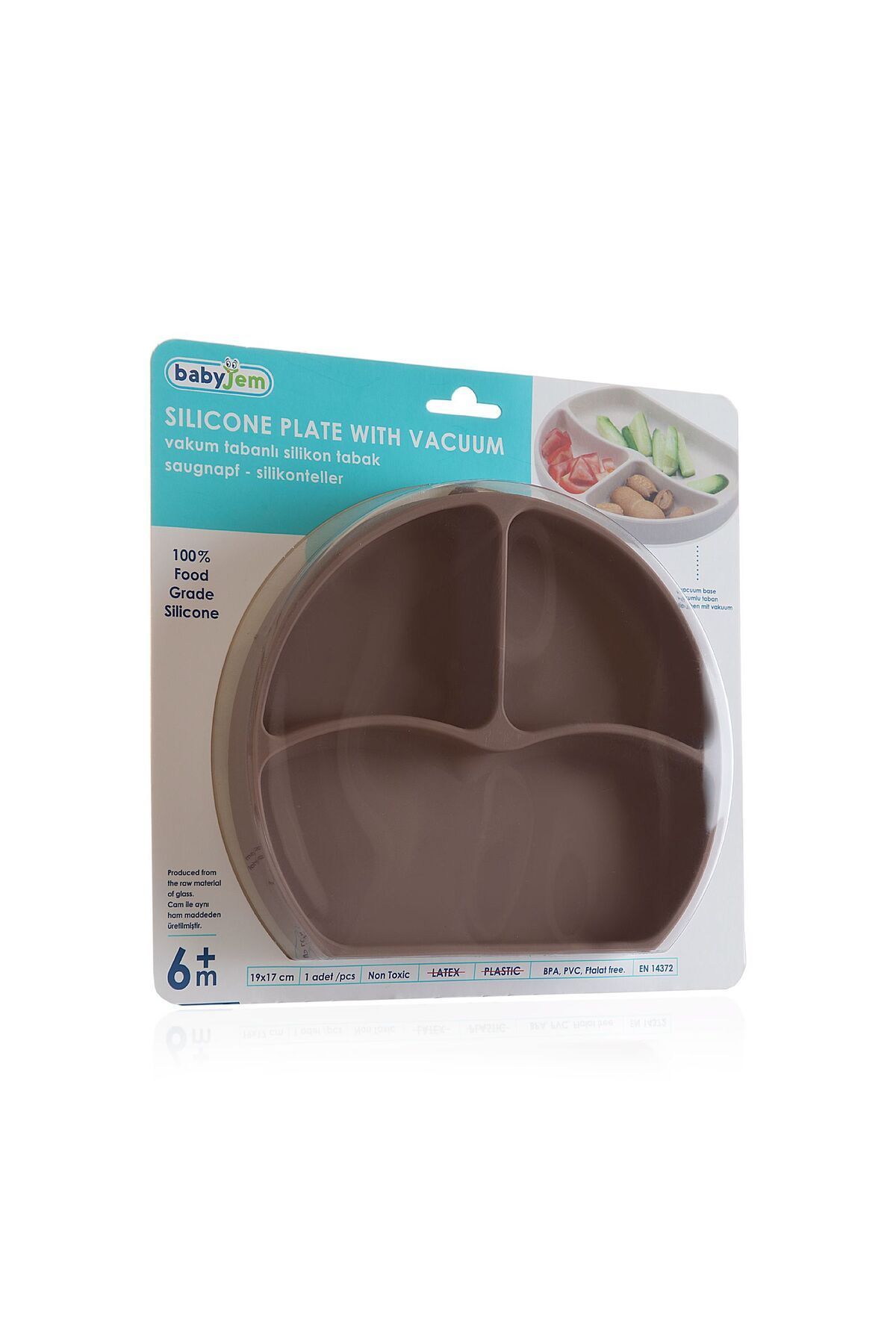 Babyjem Silikon Tabak - Latte