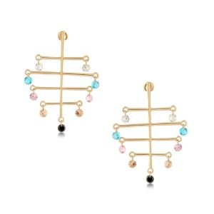 Axxion Geometrik Küpe 1187-29