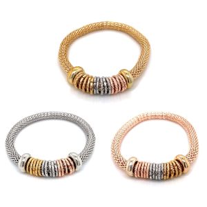 Chn-0185-1 Üçlü Lastikli Kombin Bileklik