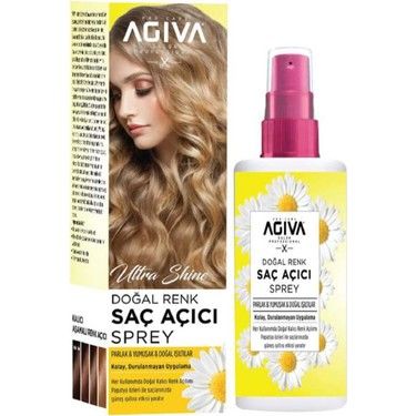 Agiva Ultra Shine Doğal Renk Saç Açıcı Sprey 150 ml