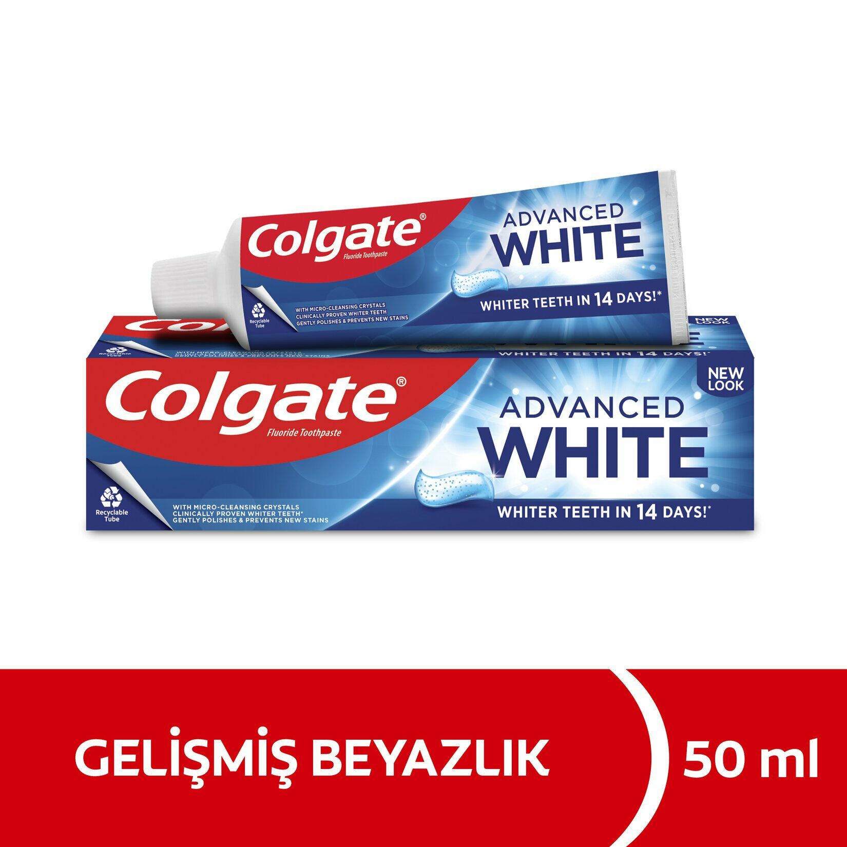 Colgate Gelişmiş Beyazlık Diş Macunu 50 ml