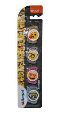 Banat Emoji Diş Fırça Kepi Büyük 4lü