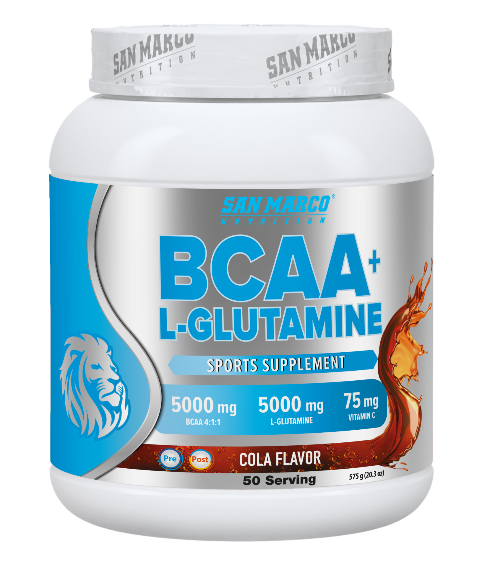 Sanmarco Nutrition Bcaa+Glutamin Kola Aromalı 575 gr