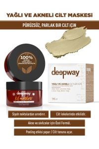 Deepway Yüz Maskesi Yağlı ve Akneli Ciltler 100 ml