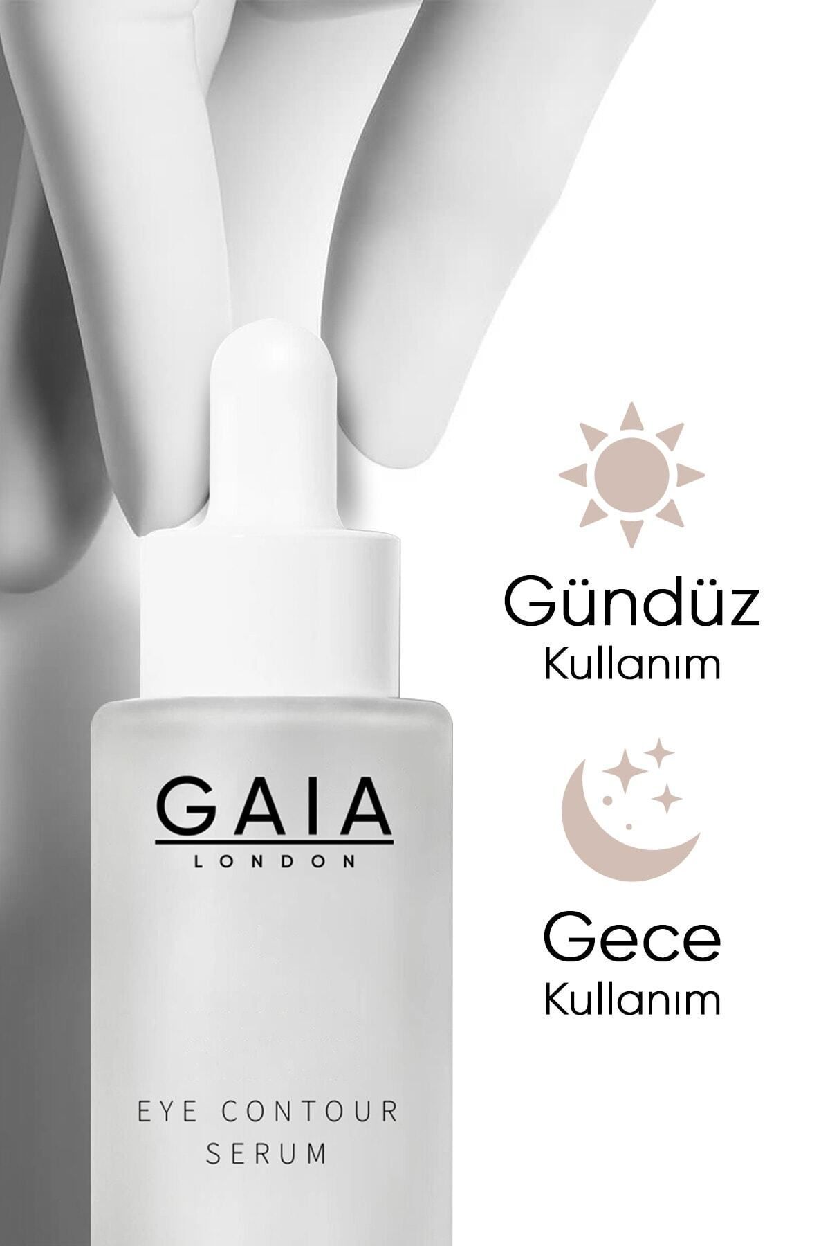 Gaia London Göz Altı Torbalanma Aydınlık Göz Altı Görünüm Destekleyici Bakım Serumu 50 ml
