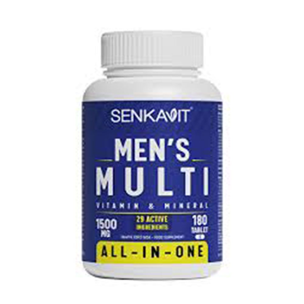 Senkavit Men's Multivitamin ve Multimineral Complex 180 Tablet