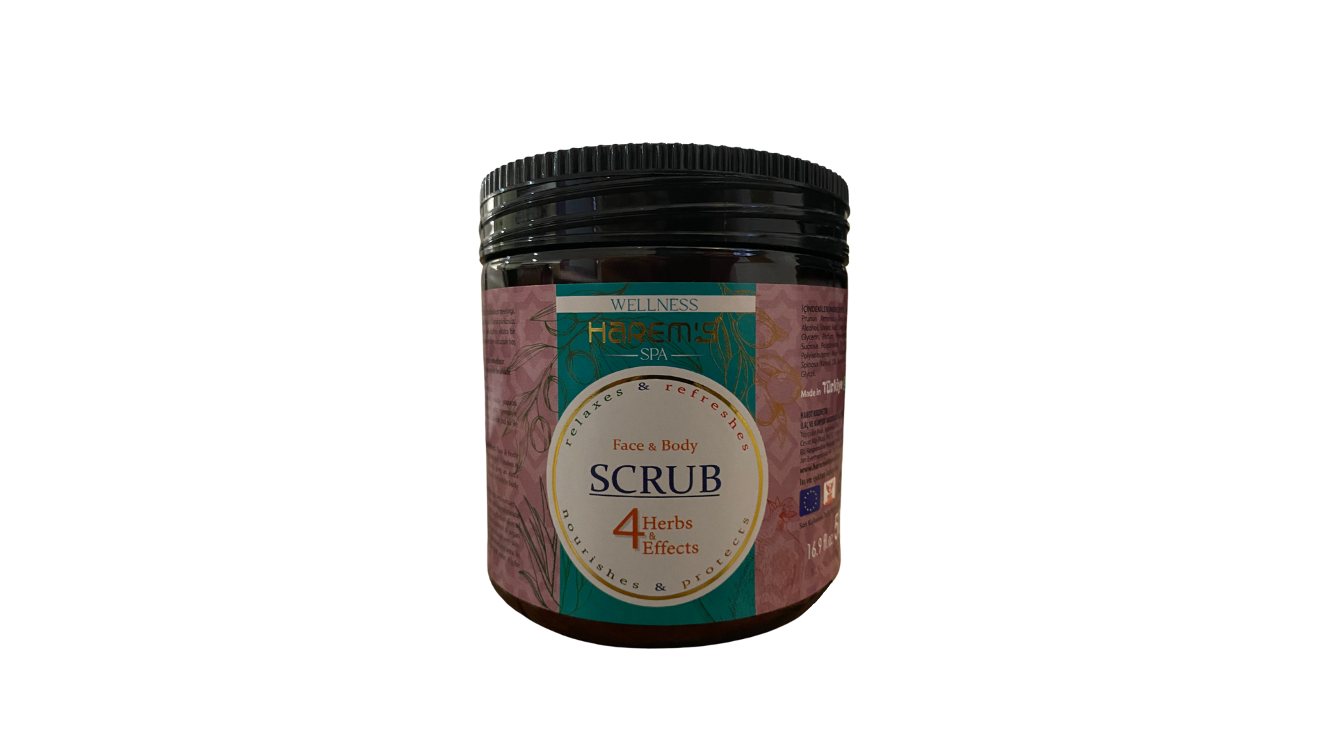 Harem's Face Body Scrub 4 Bitki 4 Etki 500 ml - 6 Adet
