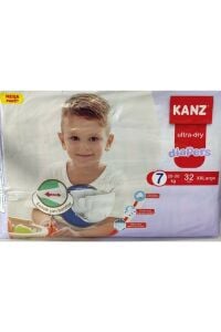 Kanz Bebek Bezi Mega Paket No: 7 32'li
