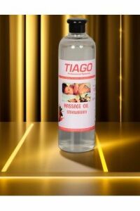 Tiago Masaj Yağı Çilek İpeksi Yumuşaklık Hissettirir 750 ml