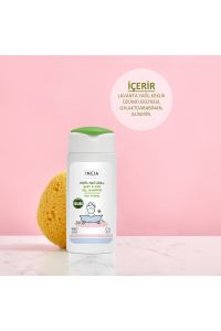 Incia %100 Doğal Organik Bebek ve Çocuk Jel Şampuanı Saç Vücut Lavanta Konak Önleyici 50 ml