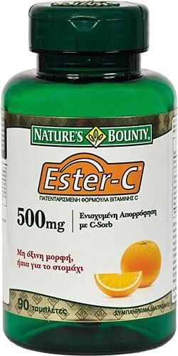 Nature's Bounty Ester-C 500 mg 60 Tablet