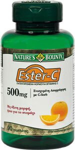 Nature's Bounty Ester-C 500 mg 60 Tablet