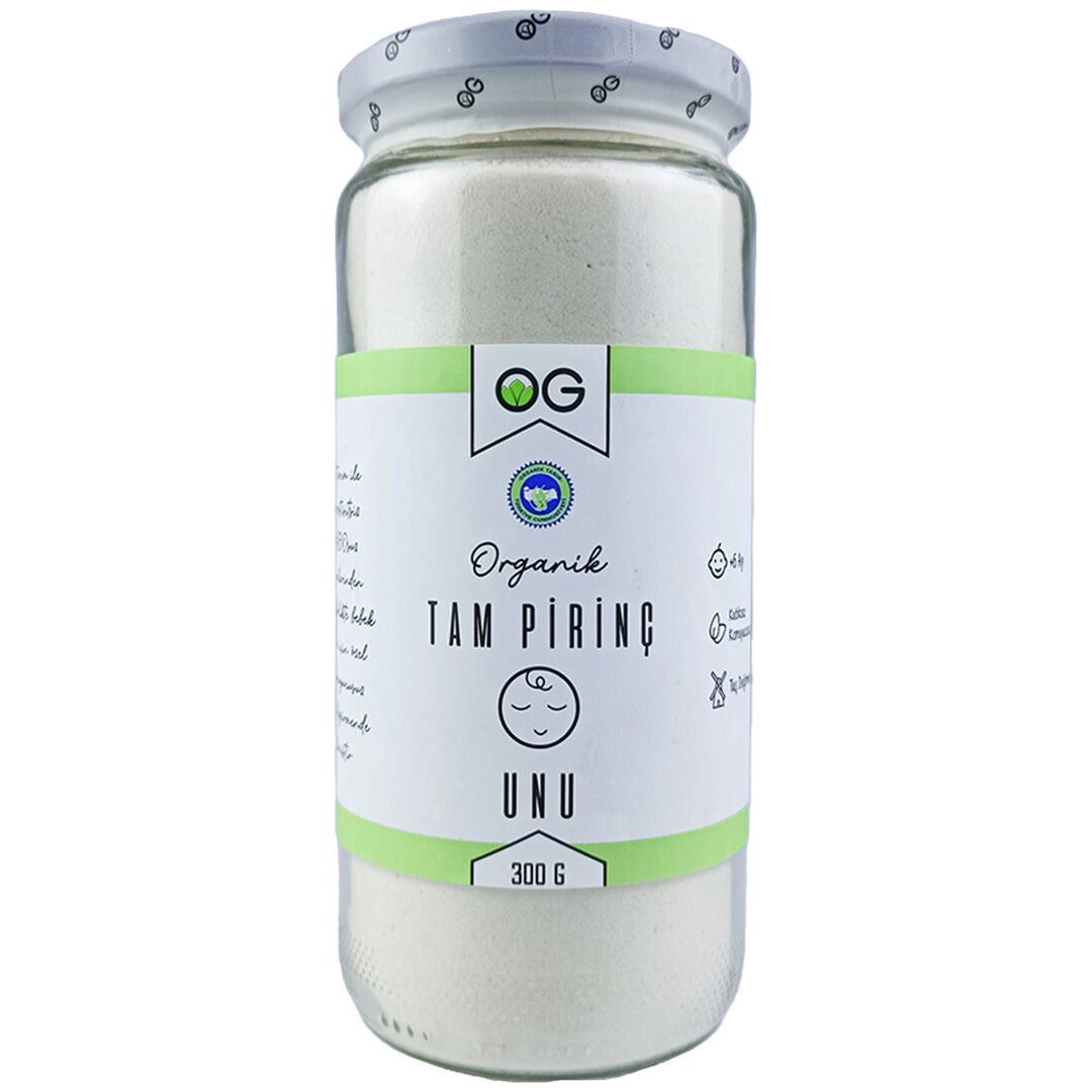 OG Organik Tam Pirinç Unu 6 Ay+ 300 gr