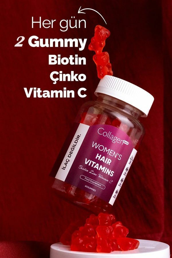Collagen Forte Women's Hair Vitamins 60 Gummies
