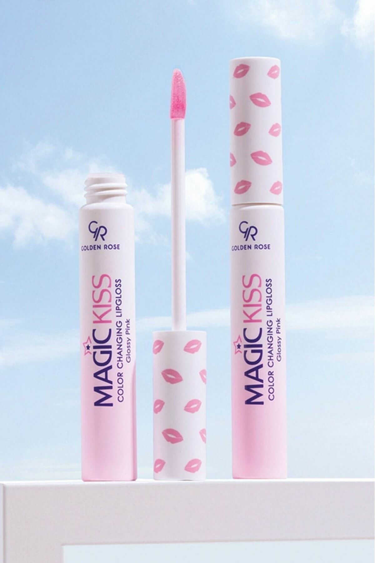 Golden Rose Magic Kiss Color Changing Lipgloss - Pink