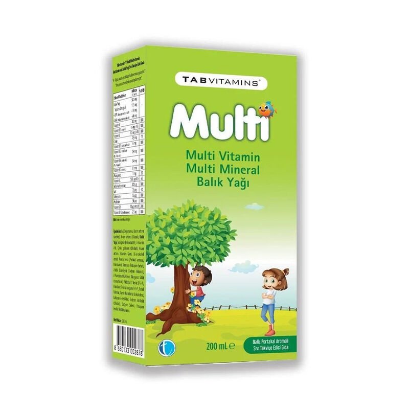 Tabvitamins Multi Balık Yağı 200 ml