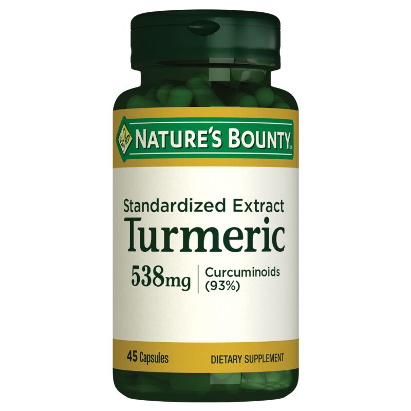 NATURES BOUNTY TURMERIC 1000 MG PLUS BLACK PEPPER EXTRACT 60