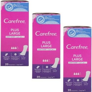 Carefree Plus Large Günlük Ped 20'li 3 Adet