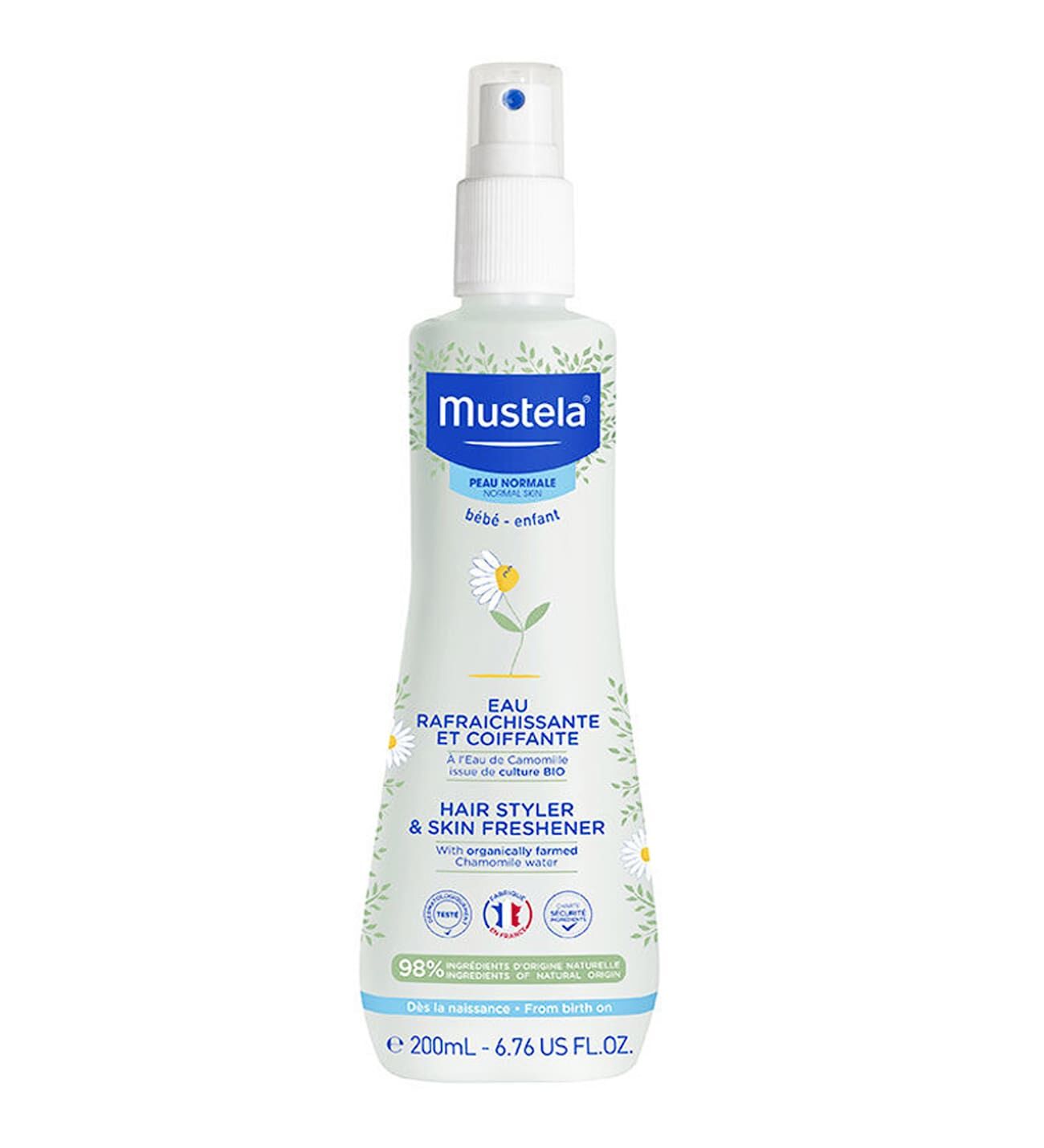 Mustela Saç Şekillendirici ve Ferahlatıcı Vücut Spreyi 200 ml