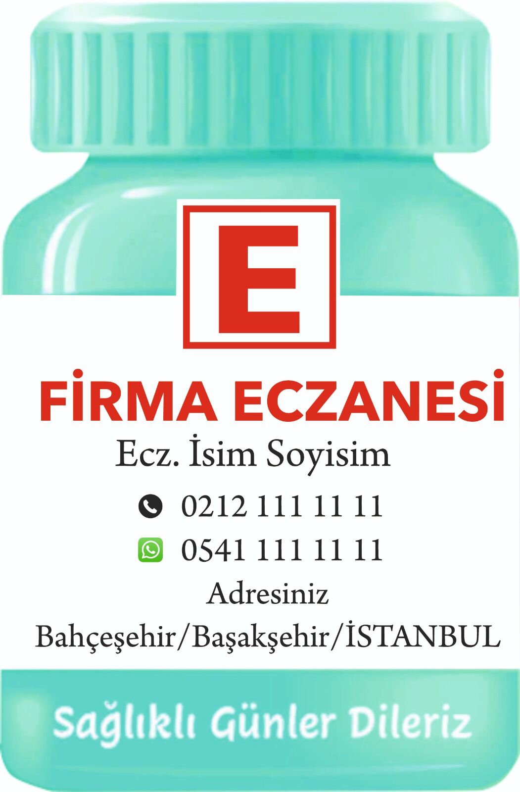 İlaç Şişesi Magnet No:16 - 1000 Adet