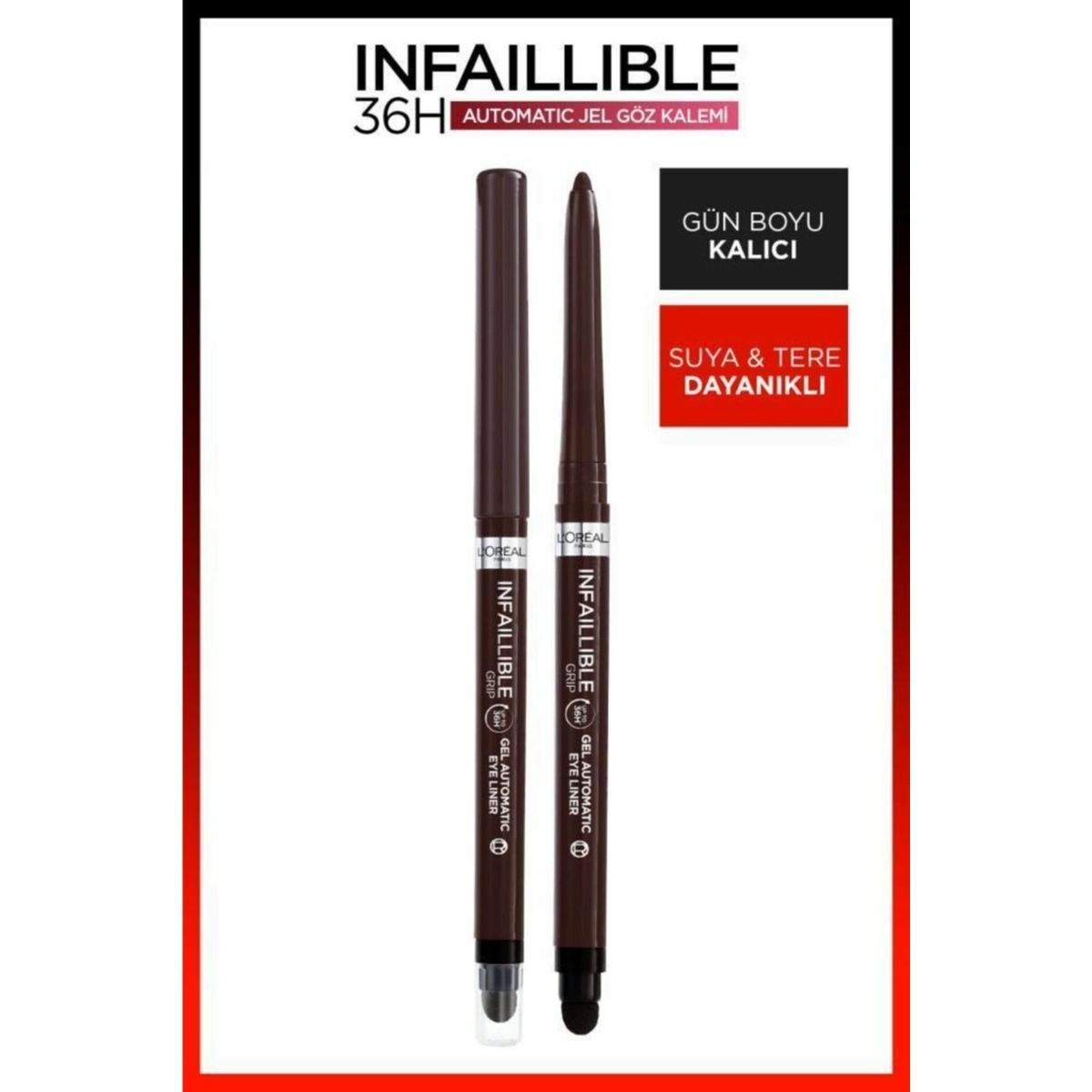 L'Oreal Paris Infaillible Automatic Jel Göz Kalemi - Kahverengi